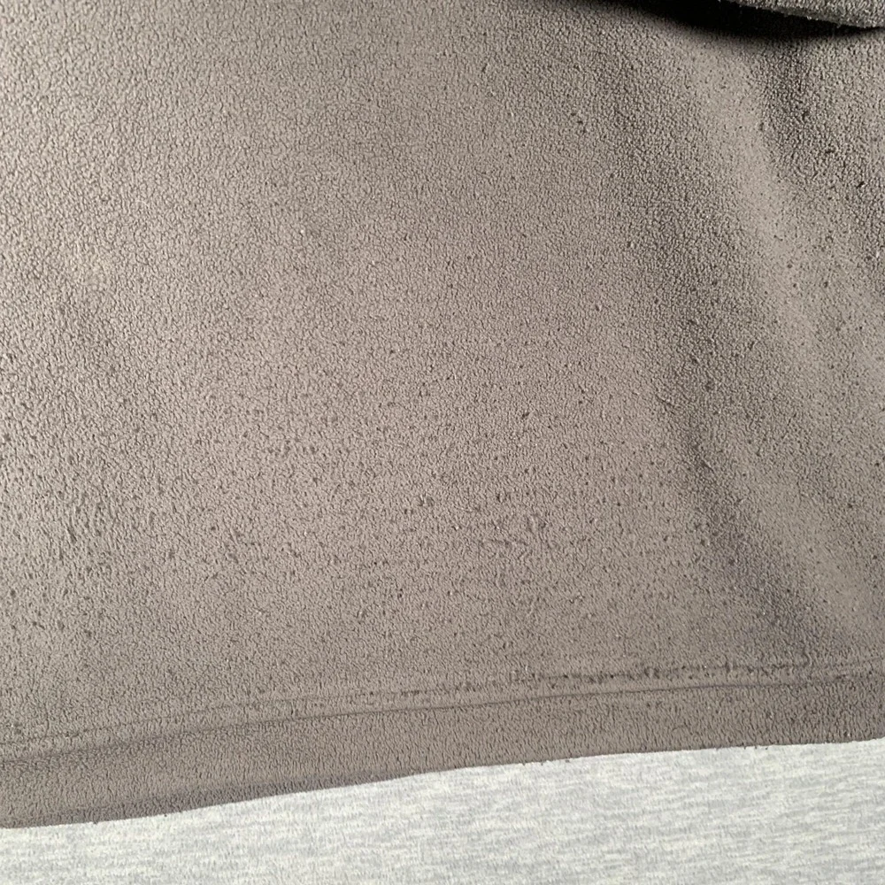 The North Face Hoodie Mens XL Gray 1/4 Zip Fleece Kangaroo Pocket Logo Pullover